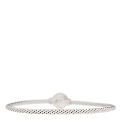David Yurman Sterling Silver Amethyst 3mm Chatelaine Bracelet 2 of 3