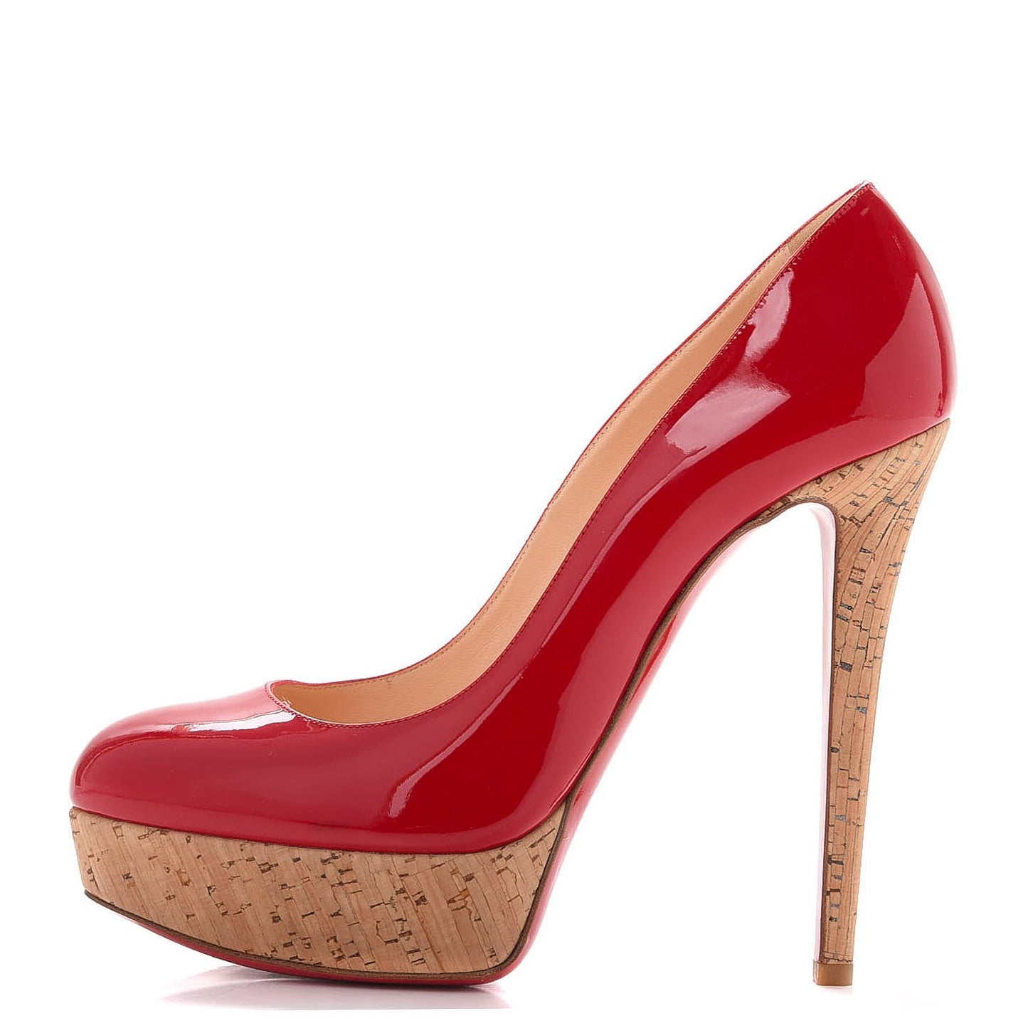 Patent Cork Bianca 140 Pumps 39 Red