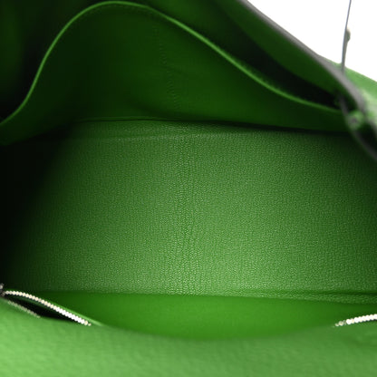 Hermes Togo Kelly Retourne 28 Vert Yucca 5 of 11