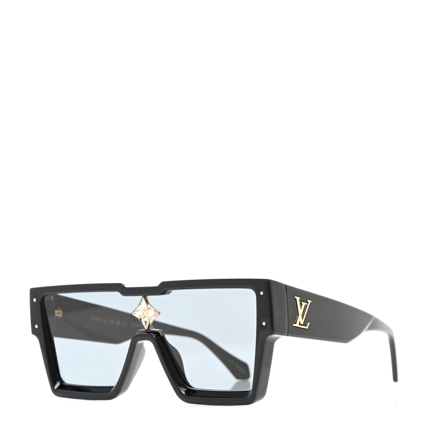 Acetate Swarovski Crystal Cyclone Sunglasses Z1578W Black