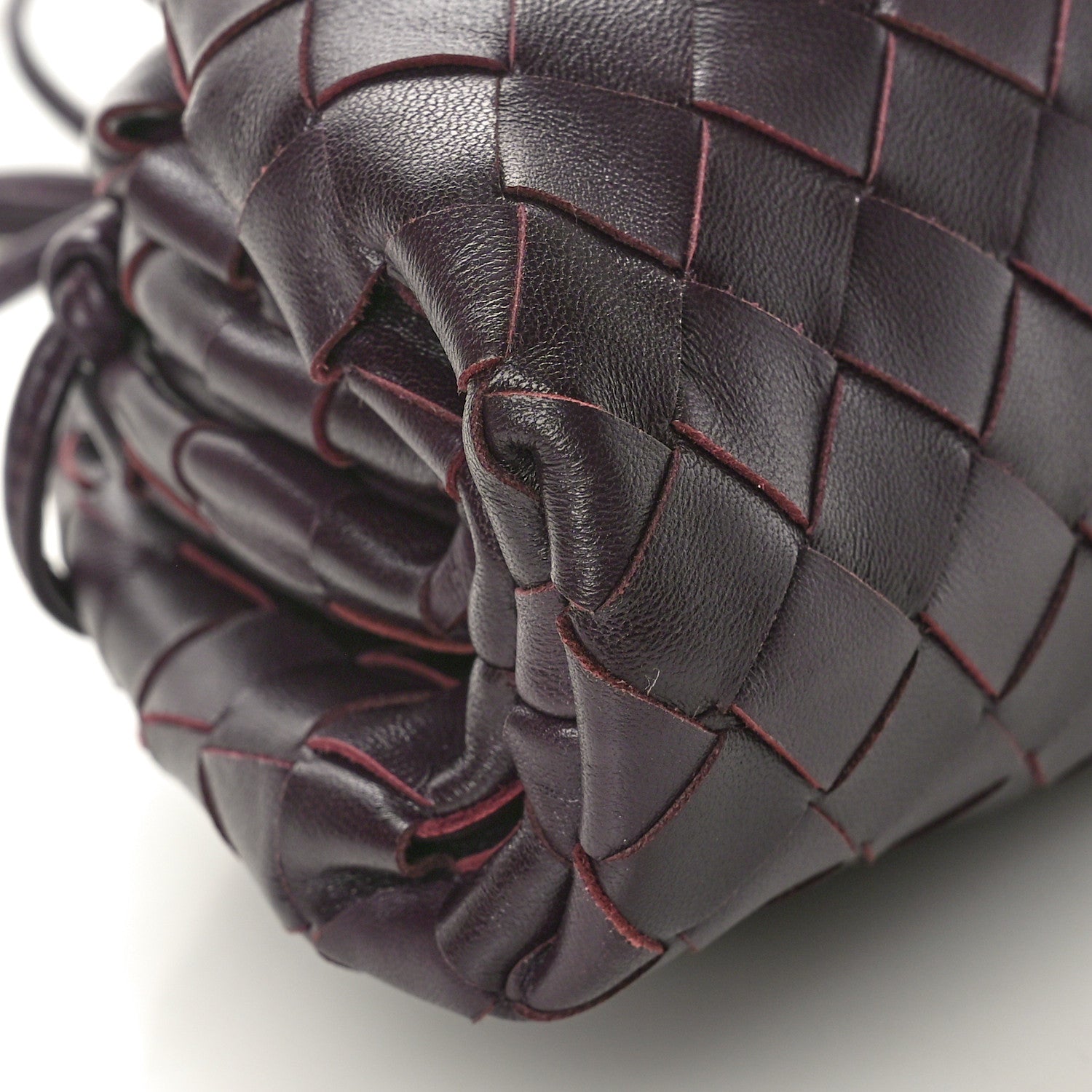 Bottega Veneta Nappa Intrecciato The Mini Pouch Grape 9 of 10