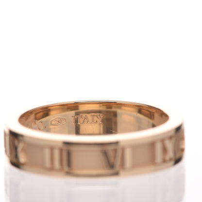 Tiffany 18K Yellow Gold Atlas Ring 49 5 6 of 7