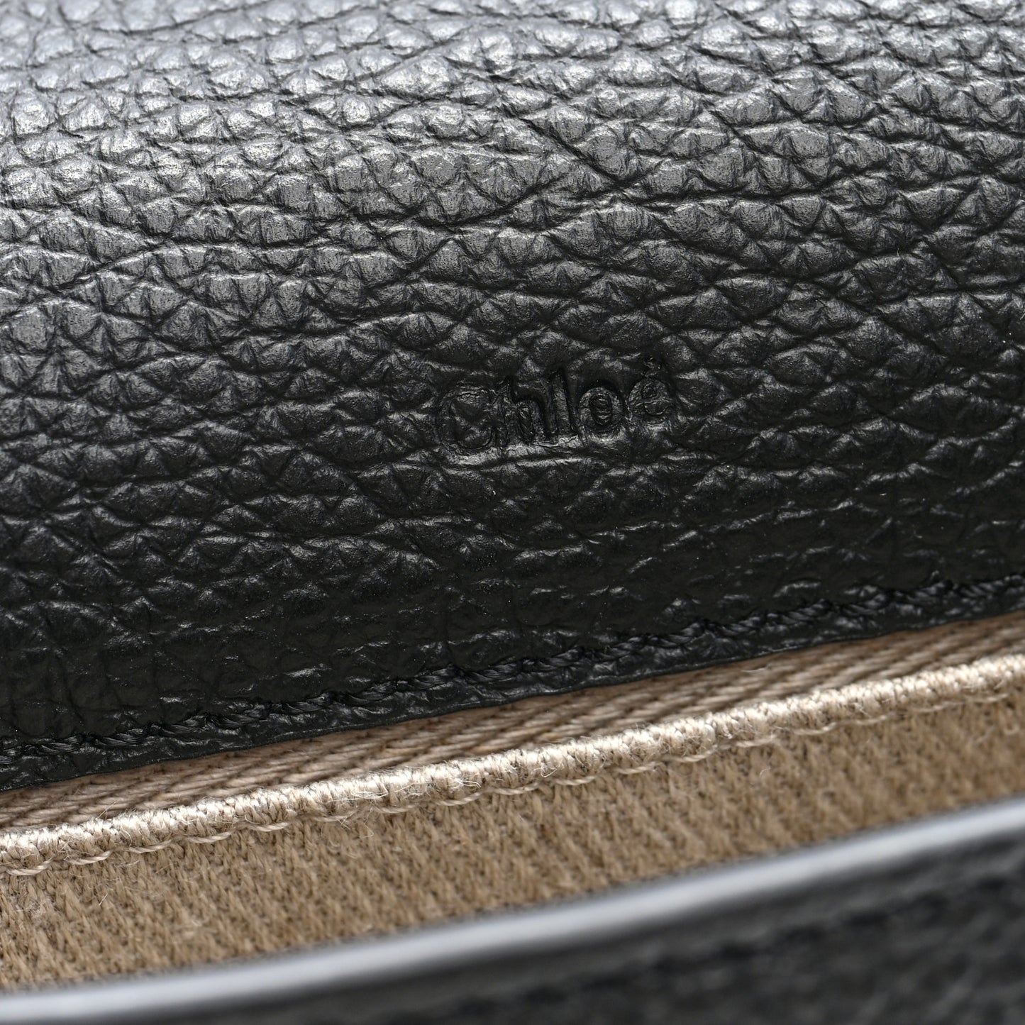 Calfskin Nano Marcie Saddle Bag Black