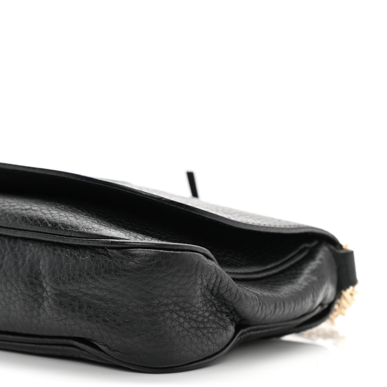 Gucci Pebbled Calfskin Medium Soho Flap Crossbody Black 11 of 15