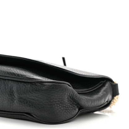 Gucci Pebbled Calfskin Medium Soho Flap Crossbody Black 11 of 15