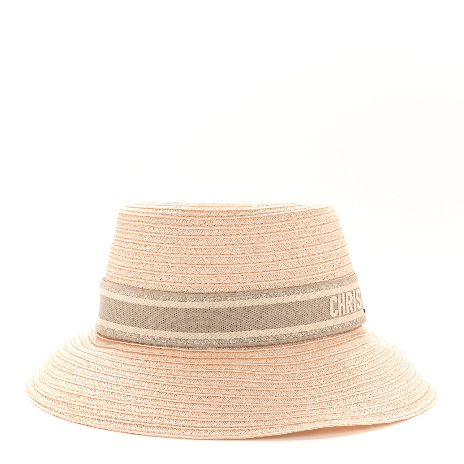 Christian Dior Straw Bucket Hat 57 Natural Rose Des Vents 1825752 Christian Dior Straw Bucket Hat 57 Natural Rose Des Vents 1825752