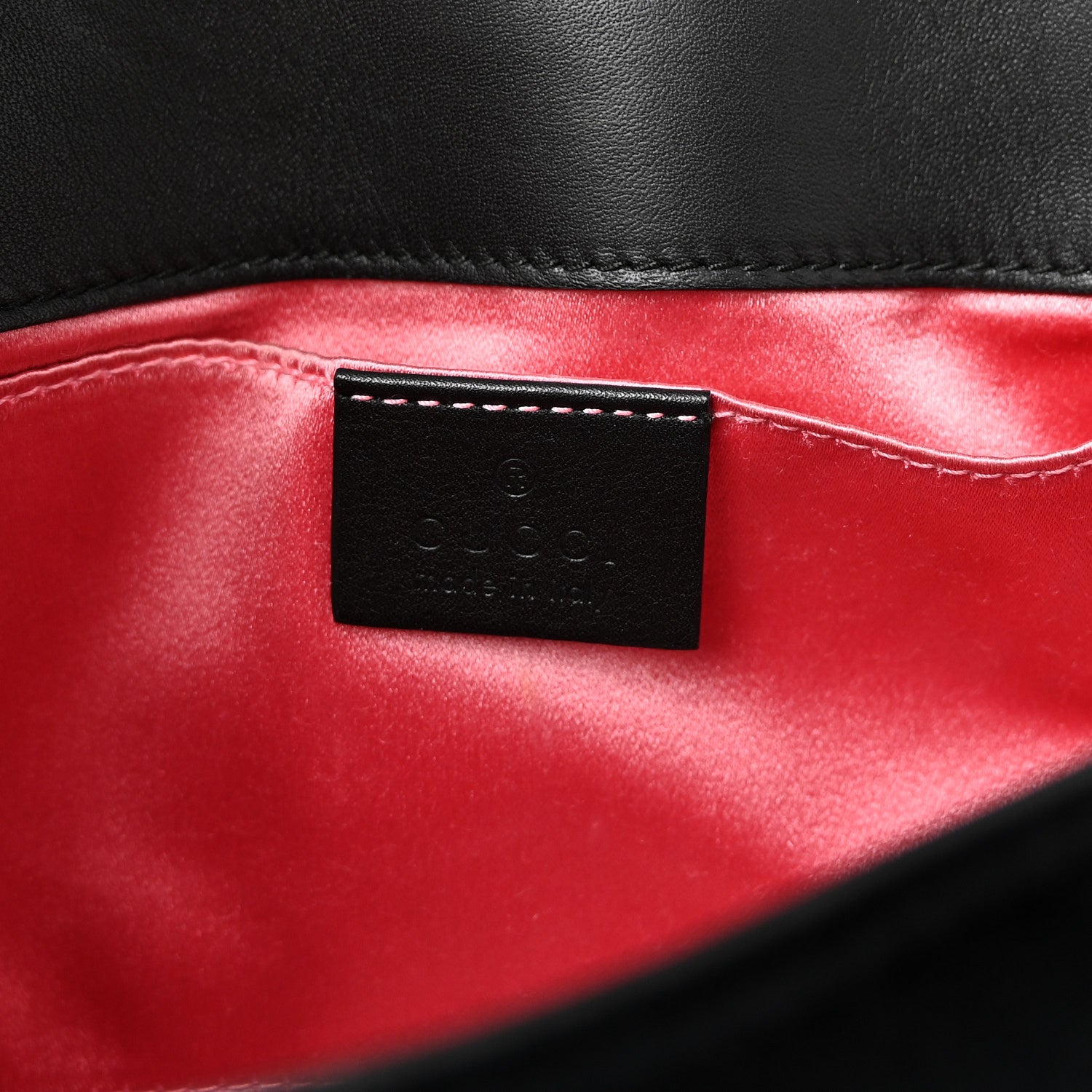 Gucci Velvet Matelasse Mini GG Marmont Shoulder Bag Black 6 of 10