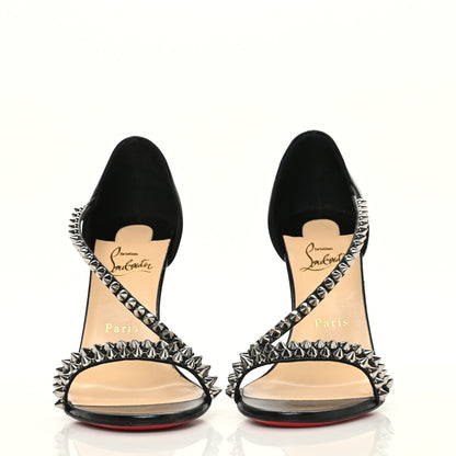 Christian Louboutin Kid So Spike 100 Sandals 39 Black 7 of 7