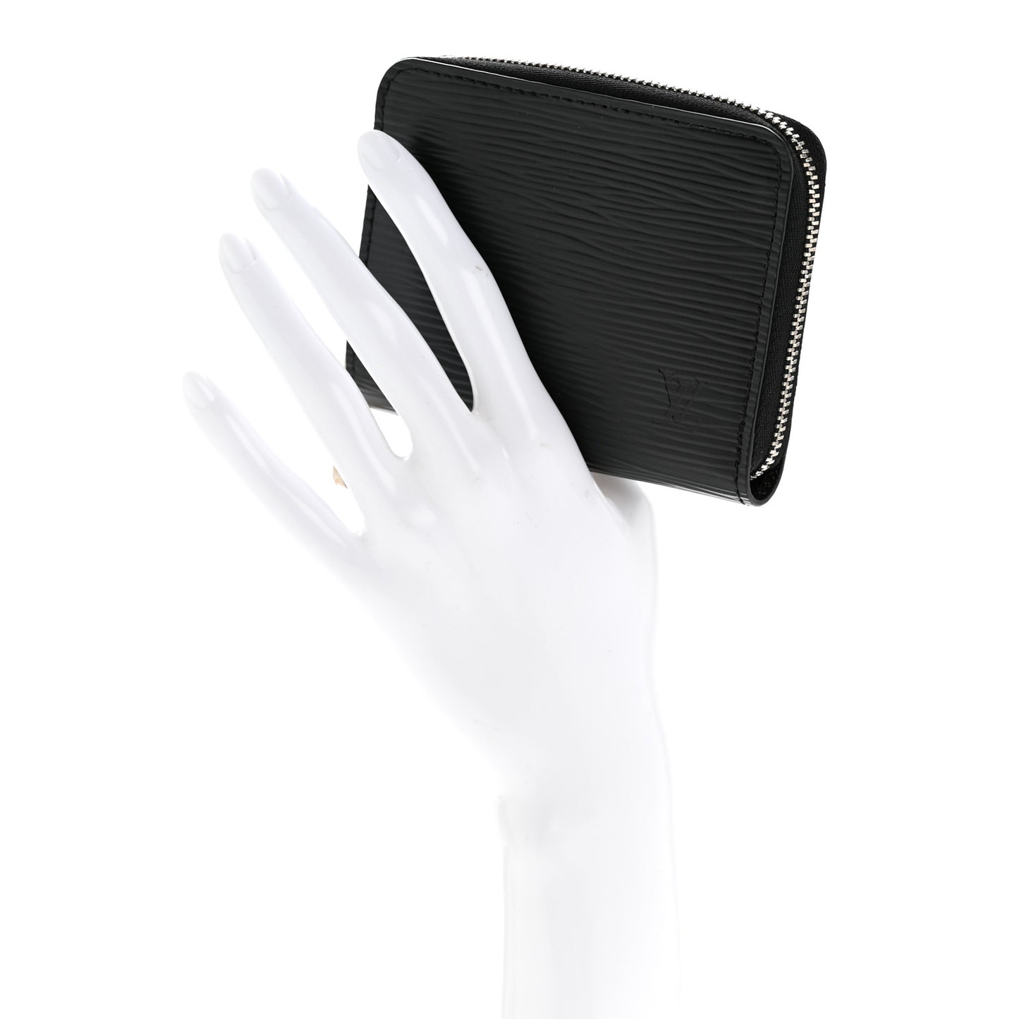 Epi Zippy Coin Purse Black Black