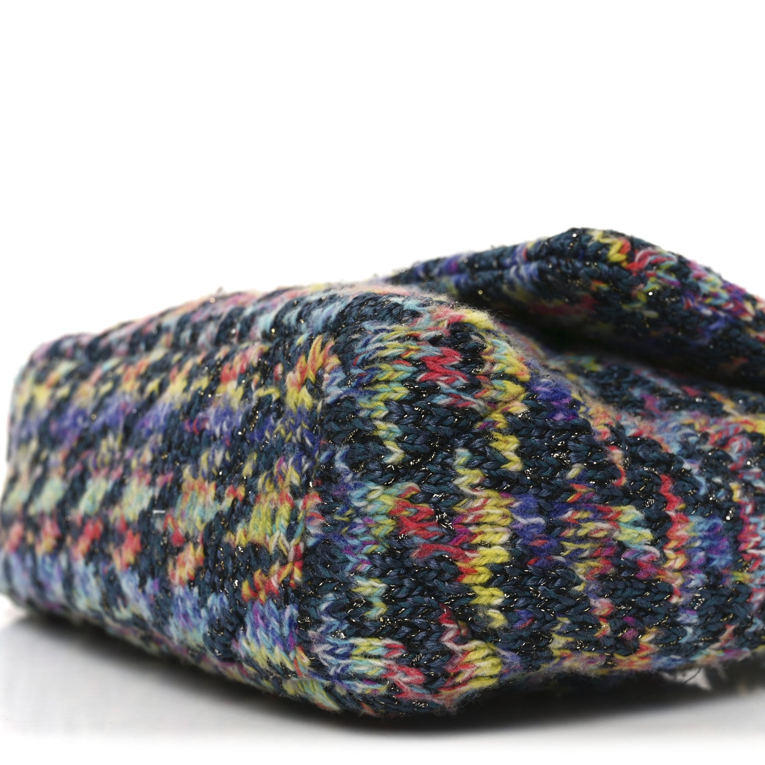 Chanel Tweed Quilted Medium Chanel 19 Flap Dark Multicolor 10 of 10