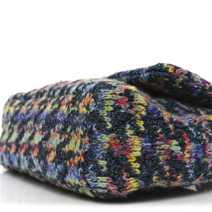 Chanel Tweed Quilted Medium Chanel 19 Flap Dark Multicolor 10 of 10