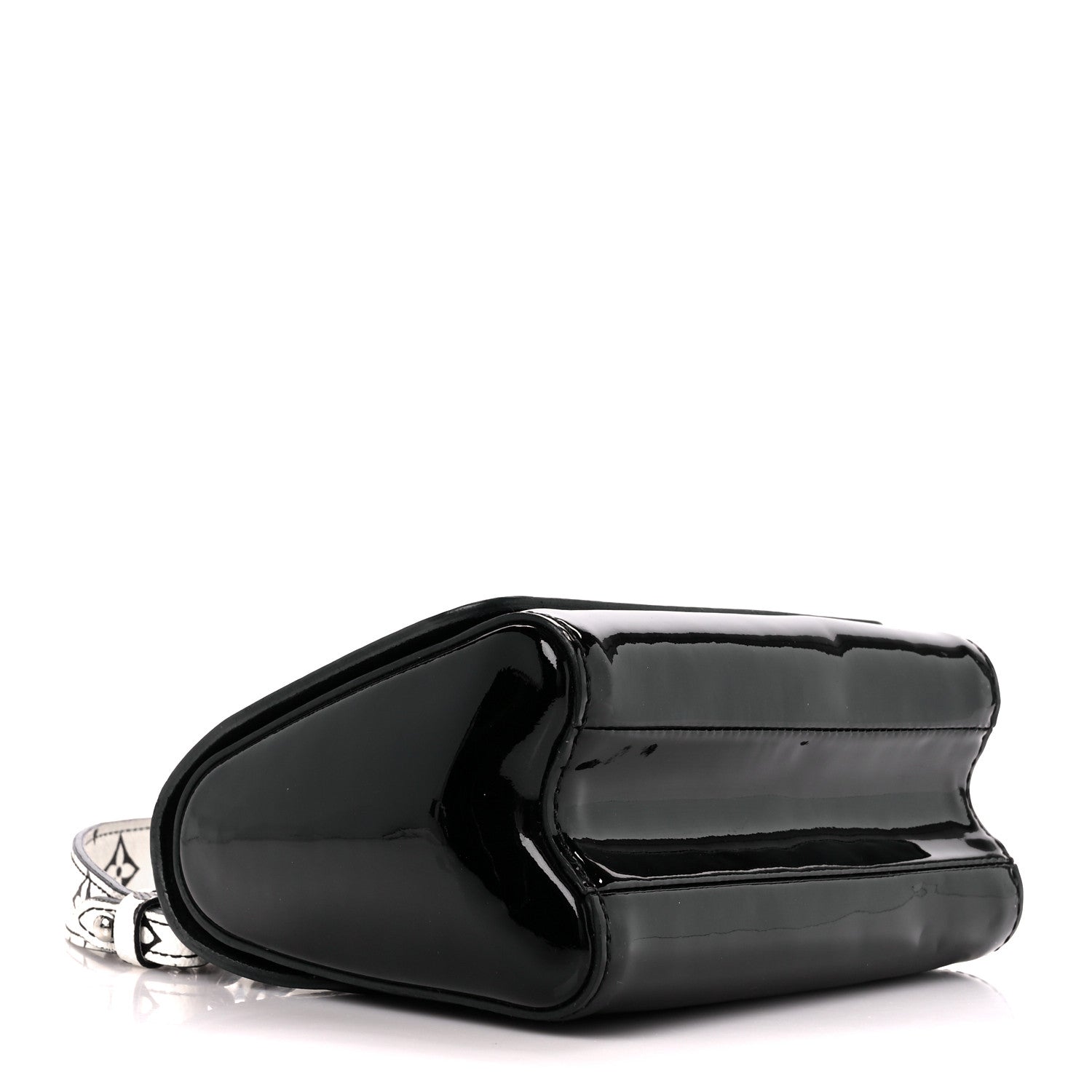 Louis Vuitton Patent Monogram Twist Shoulder Bag PM Black 4 of 9