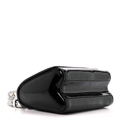 Louis Vuitton Patent Monogram Twist Shoulder Bag PM Black 4 of 9