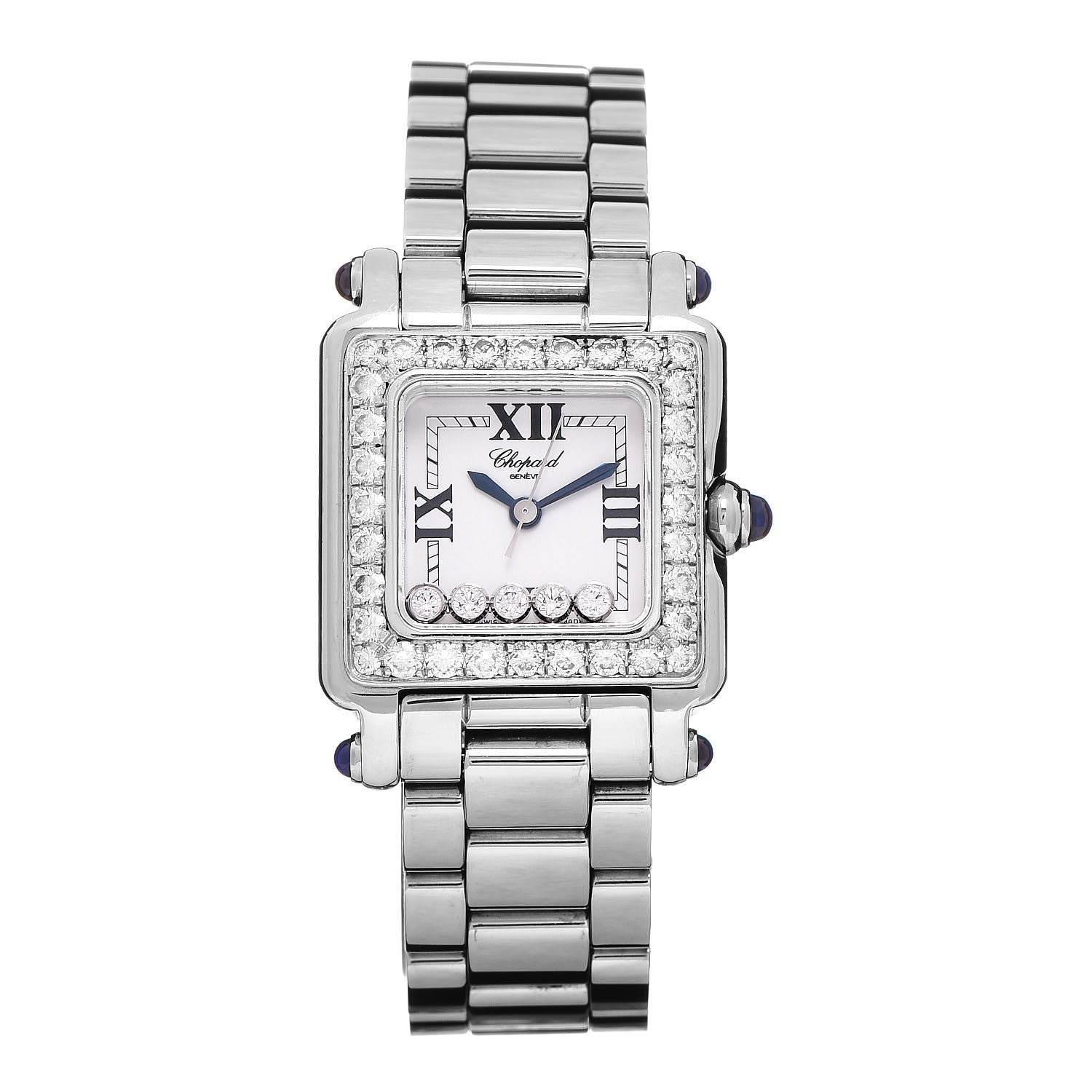 Chopard Stainless Steel Diamond Bezel 23mm Happy Sport Quartz Watch 1 of 7