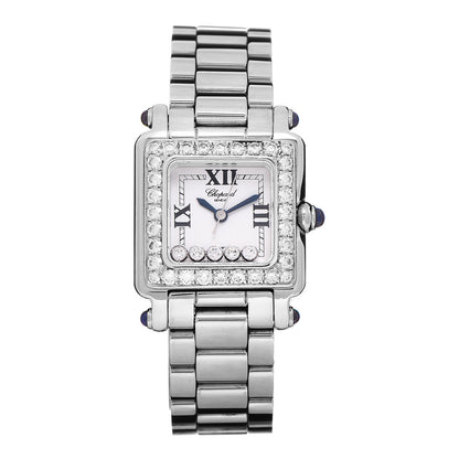 Chopard Stainless Steel Diamond Bezel 23mm Happy Sport Quartz Watch 1 of 7