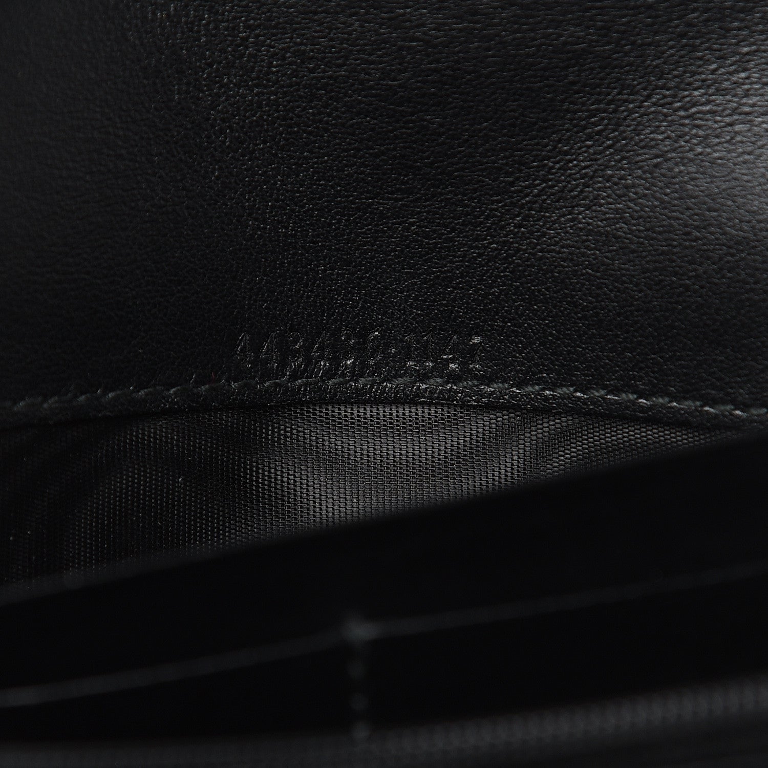 Gucci Calfskin Matelasse GG Marmont Continental Wallet Black 7 of 13