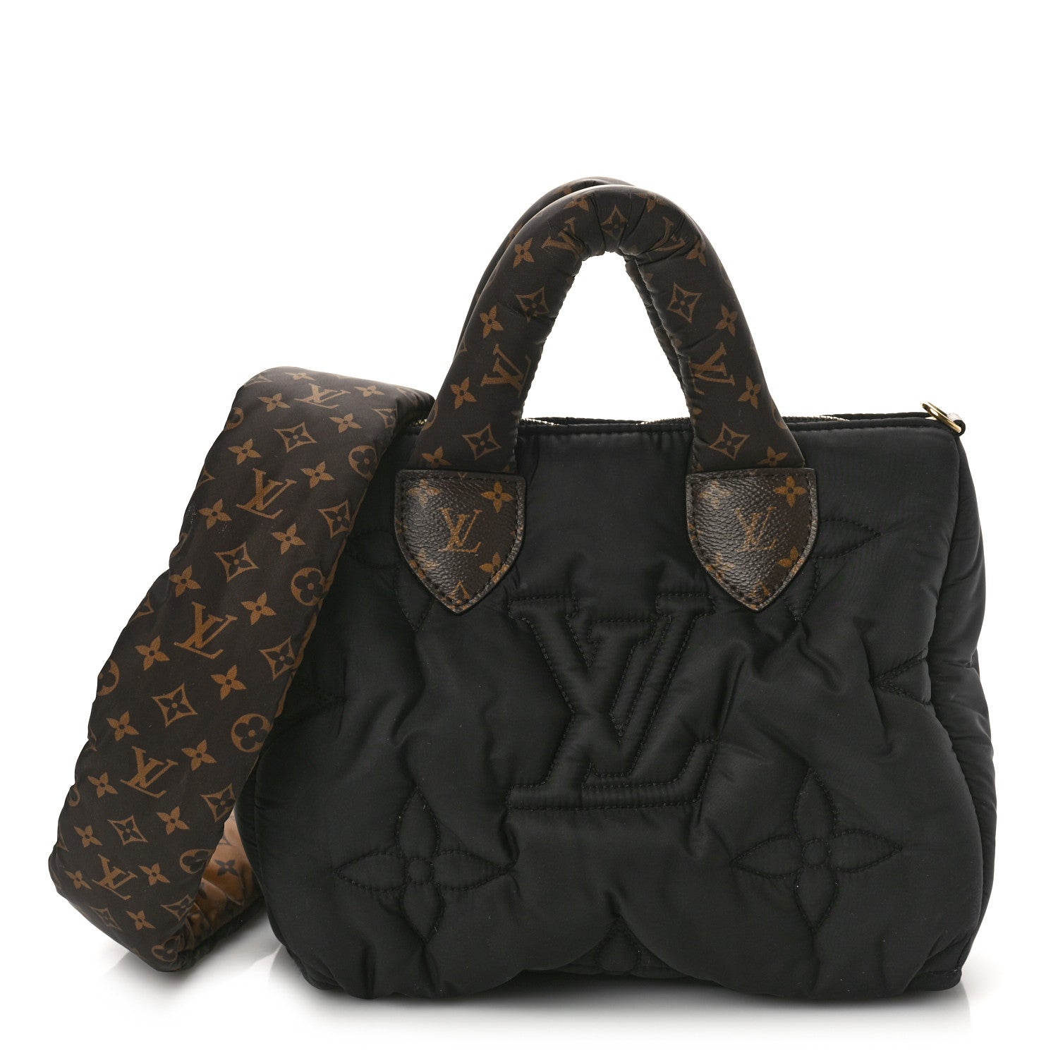 Louis Vuitton Econyl Mini Monogram Pillow Speedy Bandouliere 25 Black 1 of 9