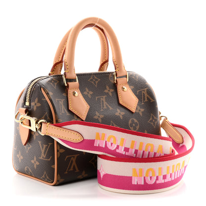 Louis Vuitton Monogram Speedy Bandouliere 20 Fuchsia 3 of 10