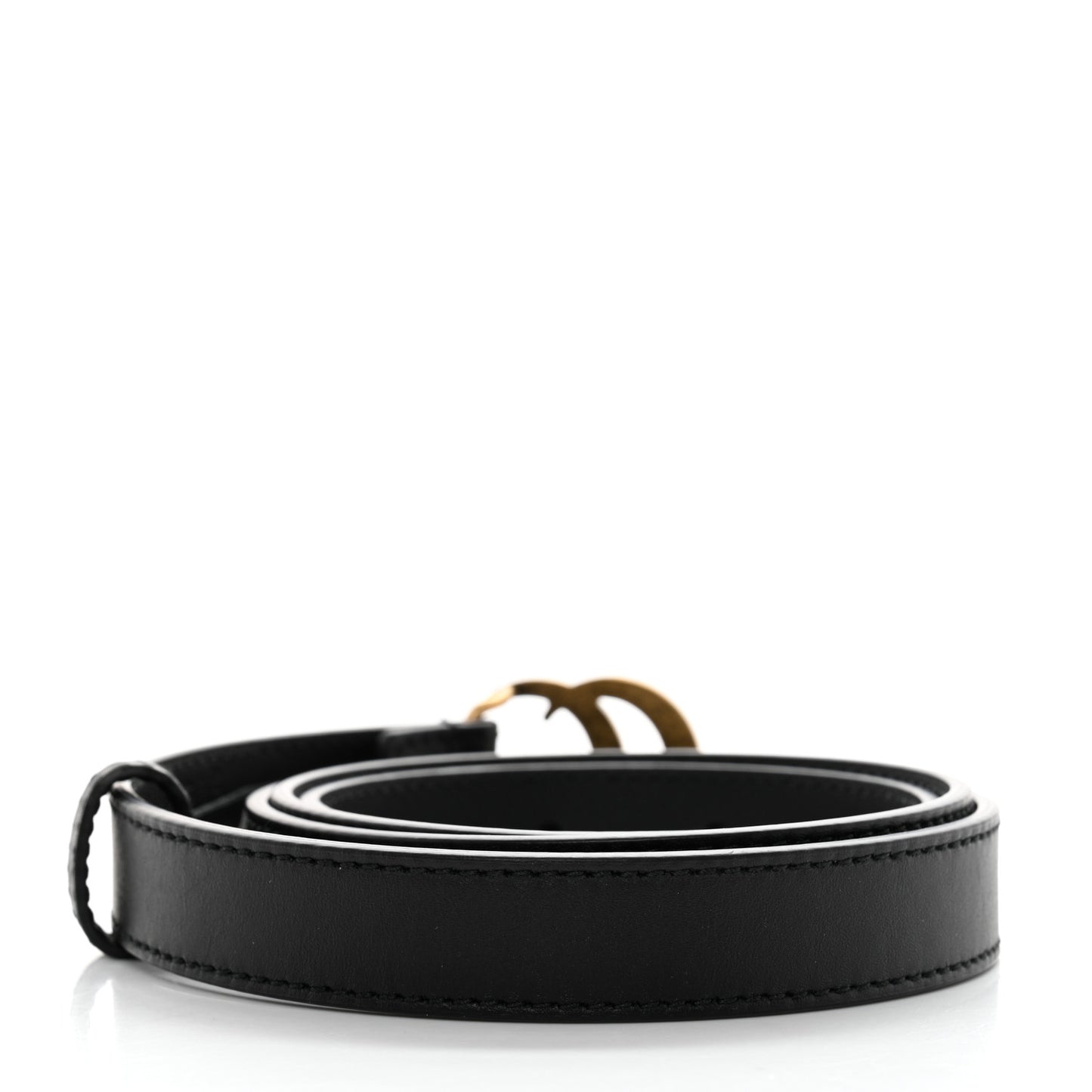 Calfskin Double G 20mm Belt 95 38 Black
