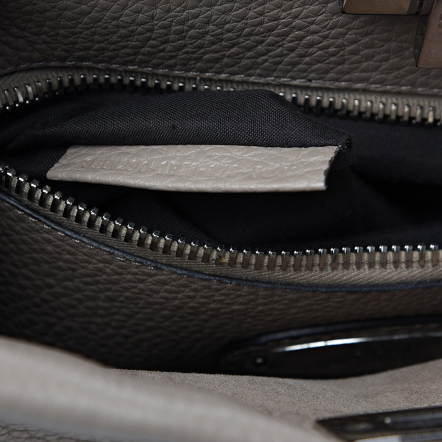 Fendi Cuoio Romano Selleria Medium Peekaboo Iconic Satchel Corda 6 of 9