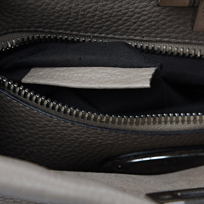 Fendi Cuoio Romano Selleria Medium Peekaboo Iconic Satchel Corda 6 of 9
