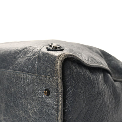Balenciaga Agneau Classic Hardware Weekender Gris Tarmac 11 of 15