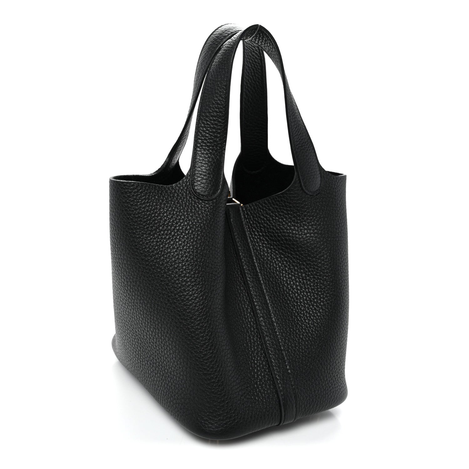 Hermes Taurillon Clemence Picotin Lock 18 PM Black 3 of 11