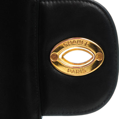Chanel Lambskin Quilted Jumbo Single Flap Black 8 of 8