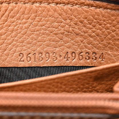 Gucci GG Monogram GG Zip Around Wallet Beige Ebony Tabacco 7 of 7