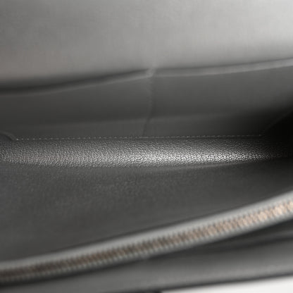 Hermes Metallic Chevre Chamkilight Kelly Wallet To Go Argent 5 of 11