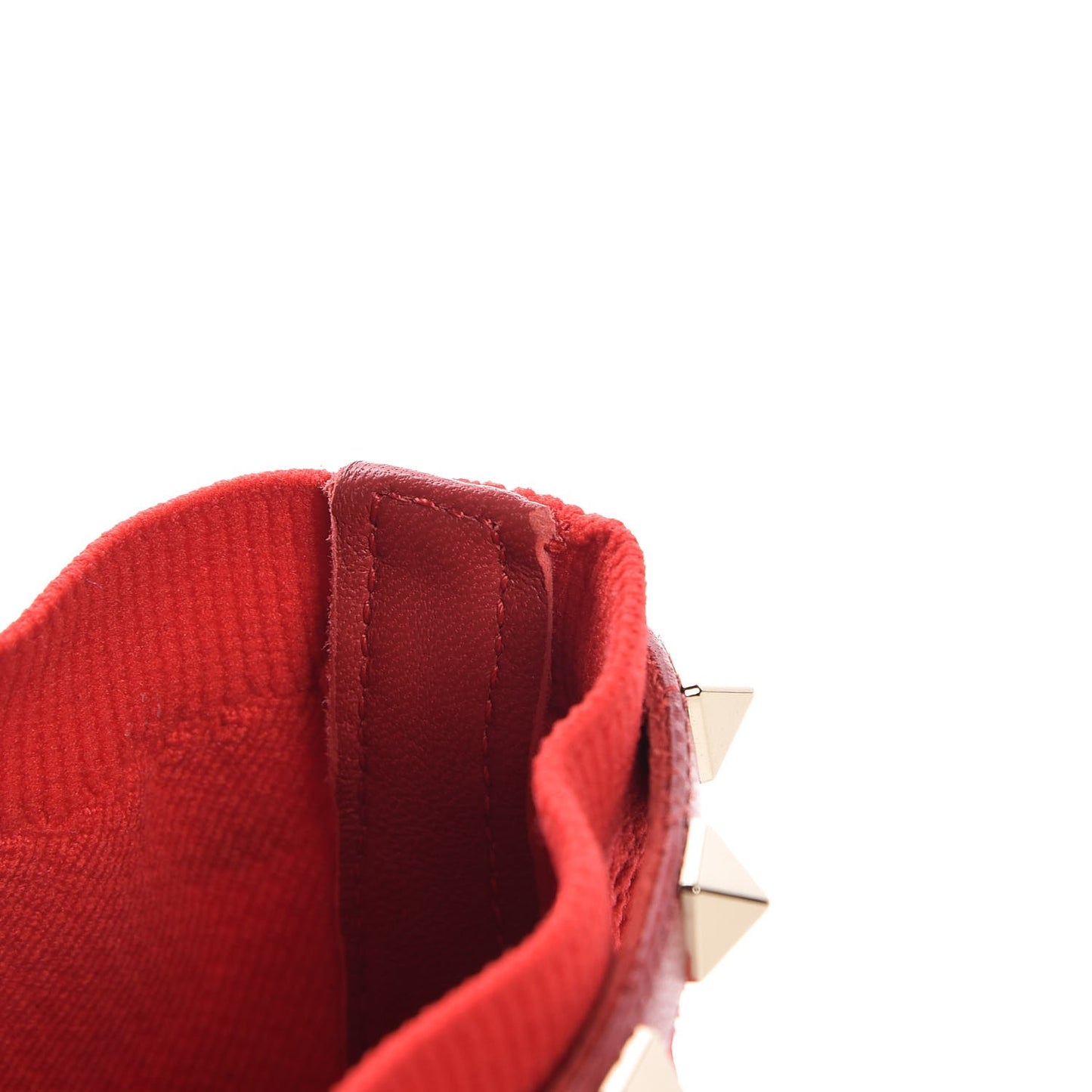 Body Tech Knit Rockstud Sock High Top Sneakers 40 Rosso