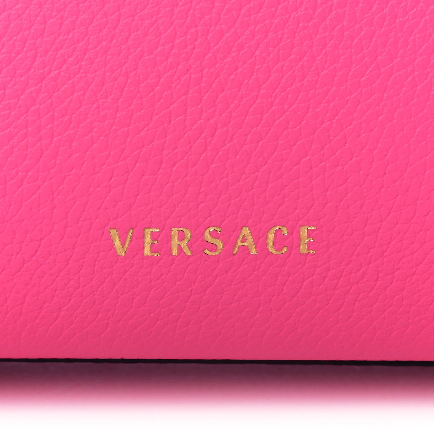 Versace Grained Calfskin Small La Medusa Top Handle Bag Fuchsia 8 of 13