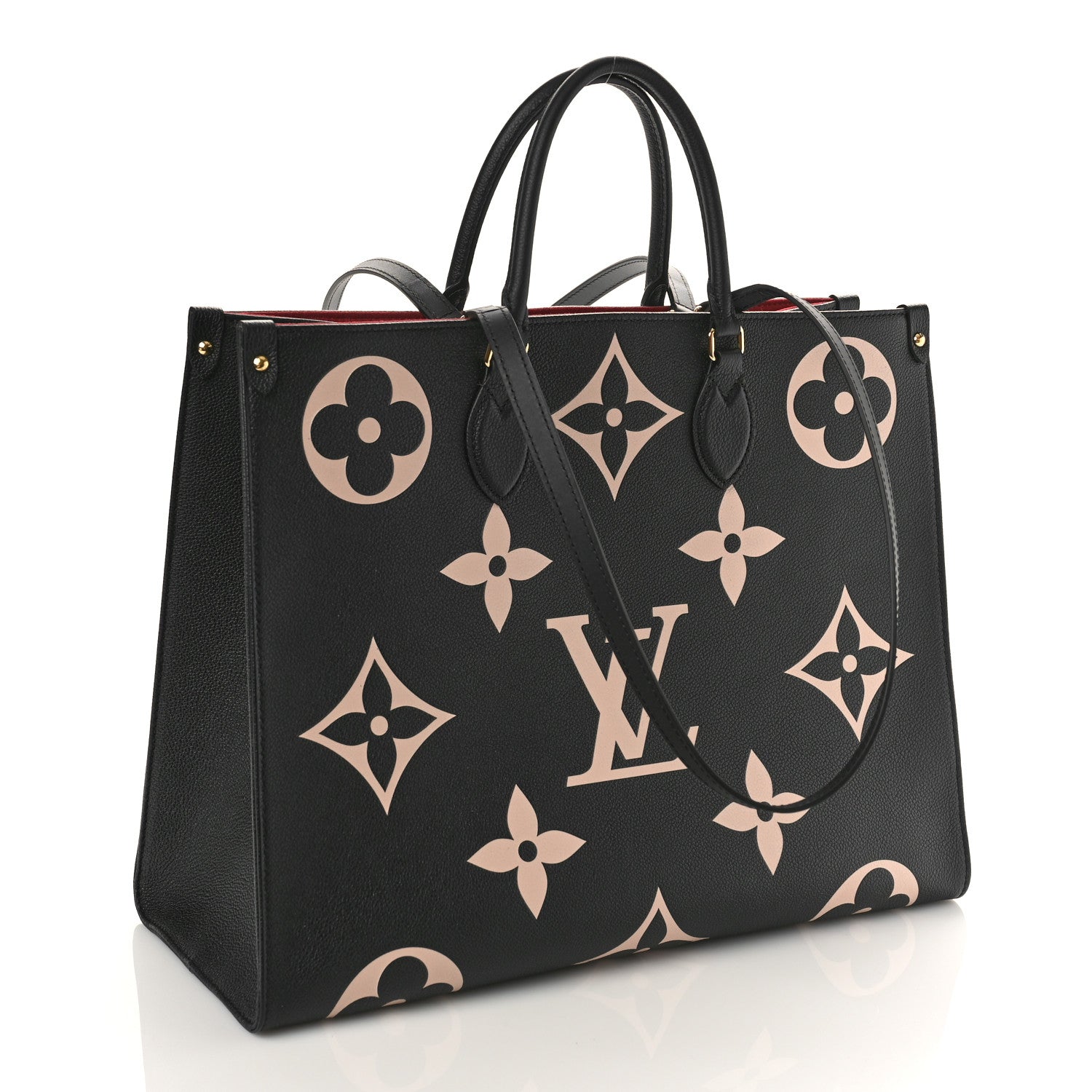Louis Vuitton Empreinte Monogram Giant Onthego GM Black Beige 3 of 8
