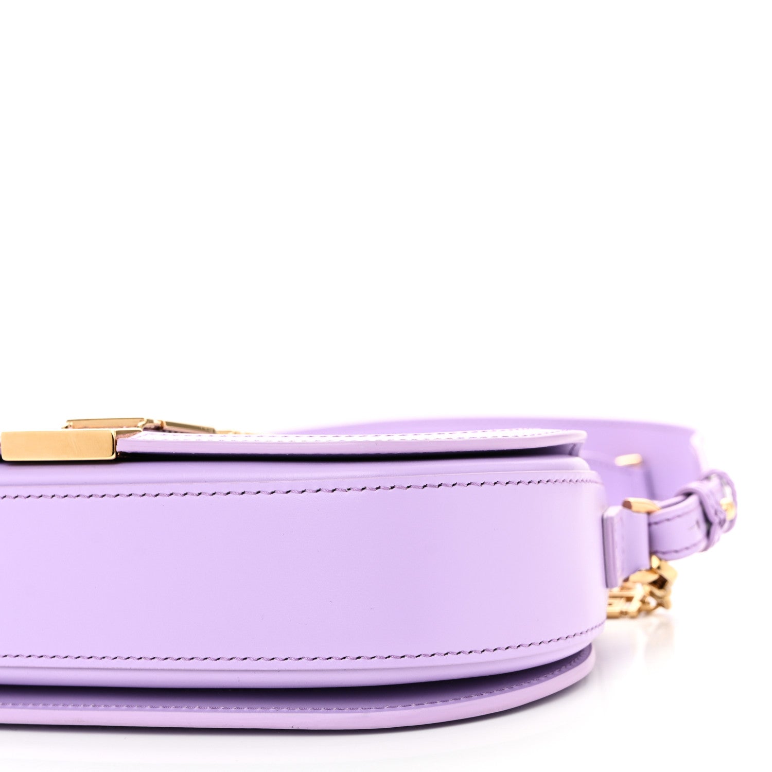 Versace Calfskin Medium Greca Goddess Shoulder Bag Baby Violet 9 of 9