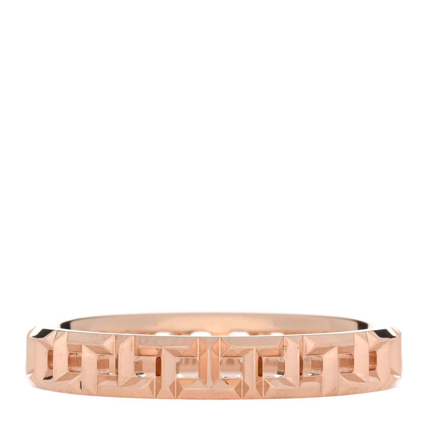 18K Rose Gold Narrow T True Ring 57 8