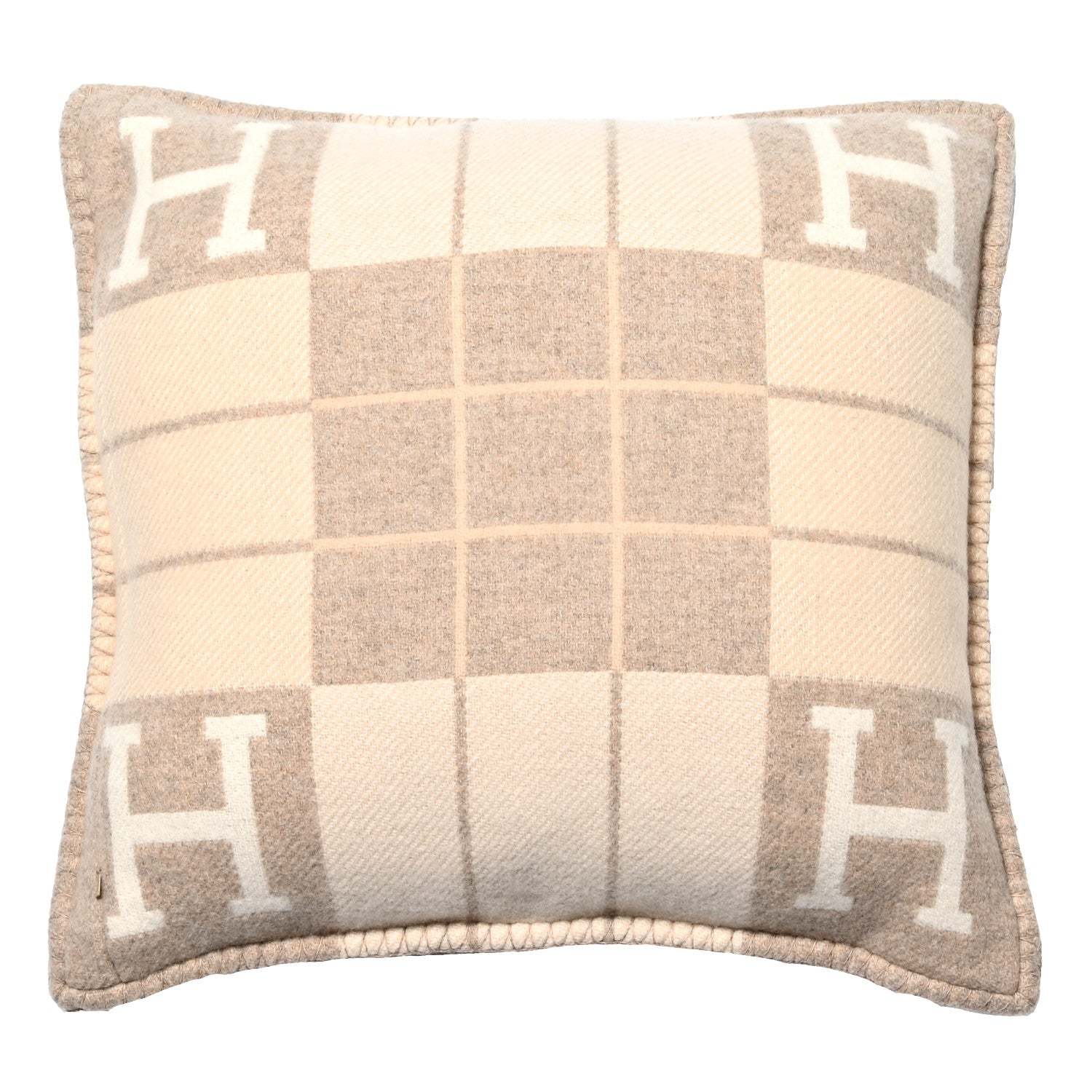 Hermes Wool Cashmere Avalon III Pillow PM Coco Camomille 2 of 3
