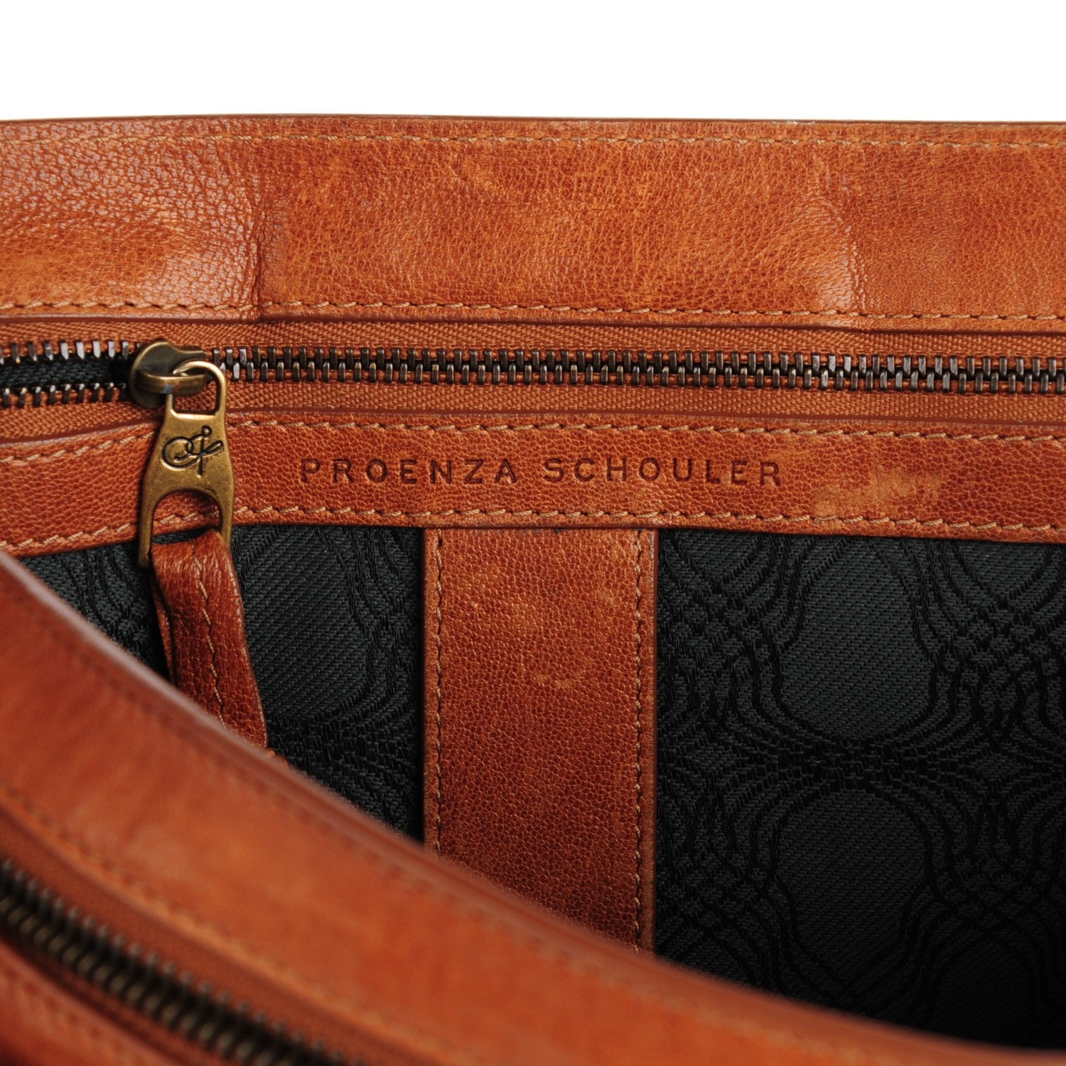Proenza Schouler Lambskin Medium PS1 Satchel Saddle 8 of 8