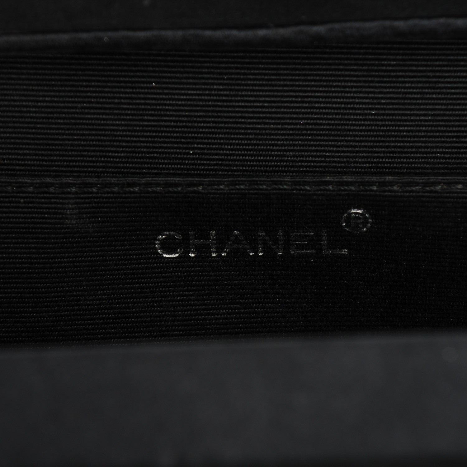 Chanel Satin Quilted Evening Bag Black 8 of 9
