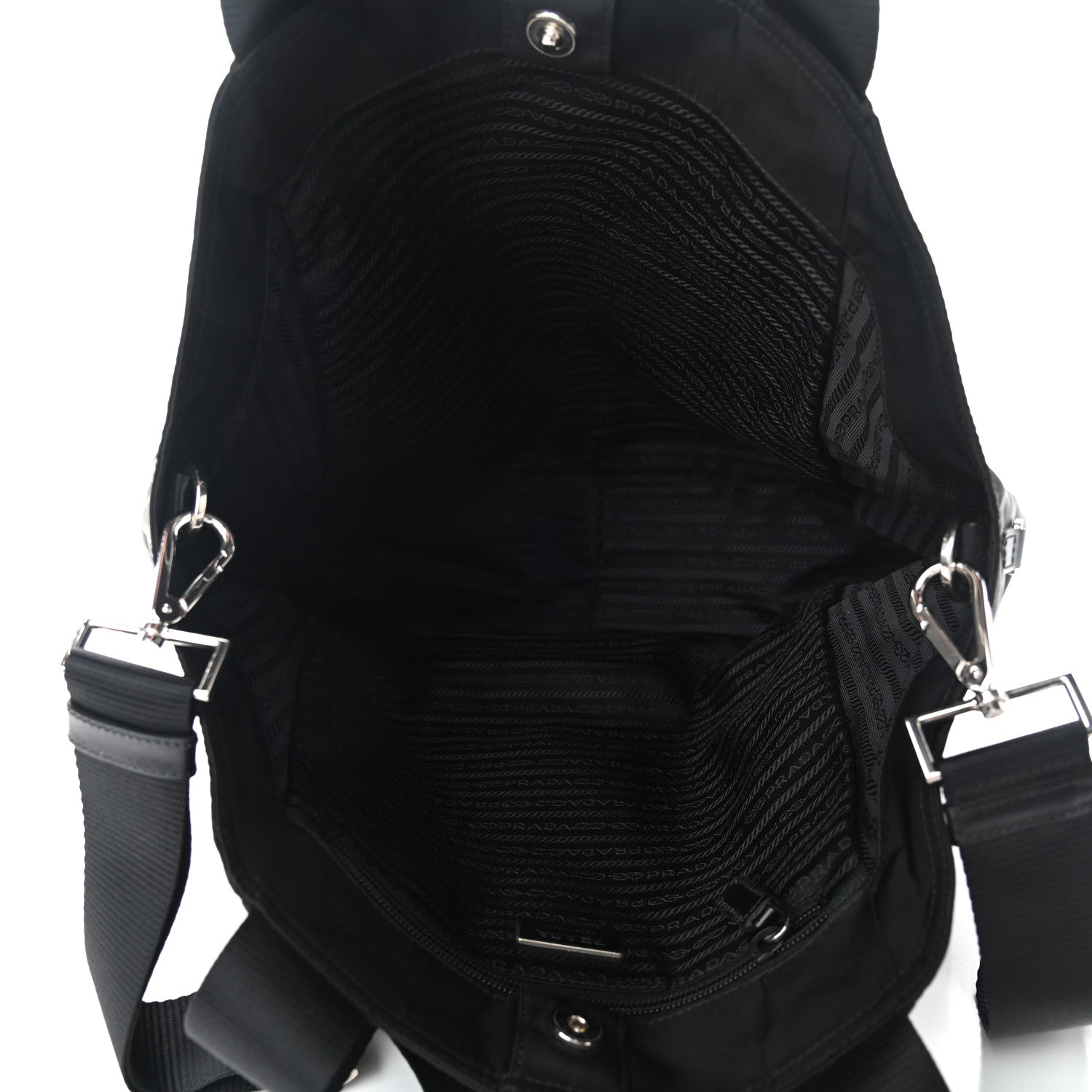 Prada Nylon Vela Tote Black 4 of 9