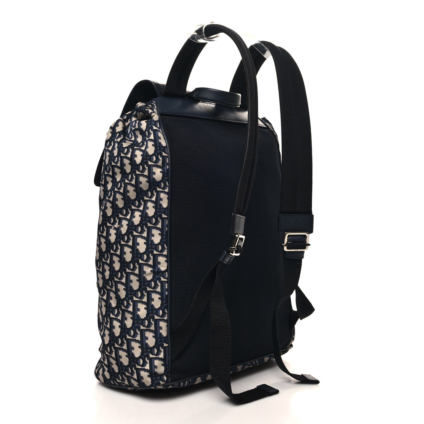 Technical Fabric Oblique Motion Backpack Blue
