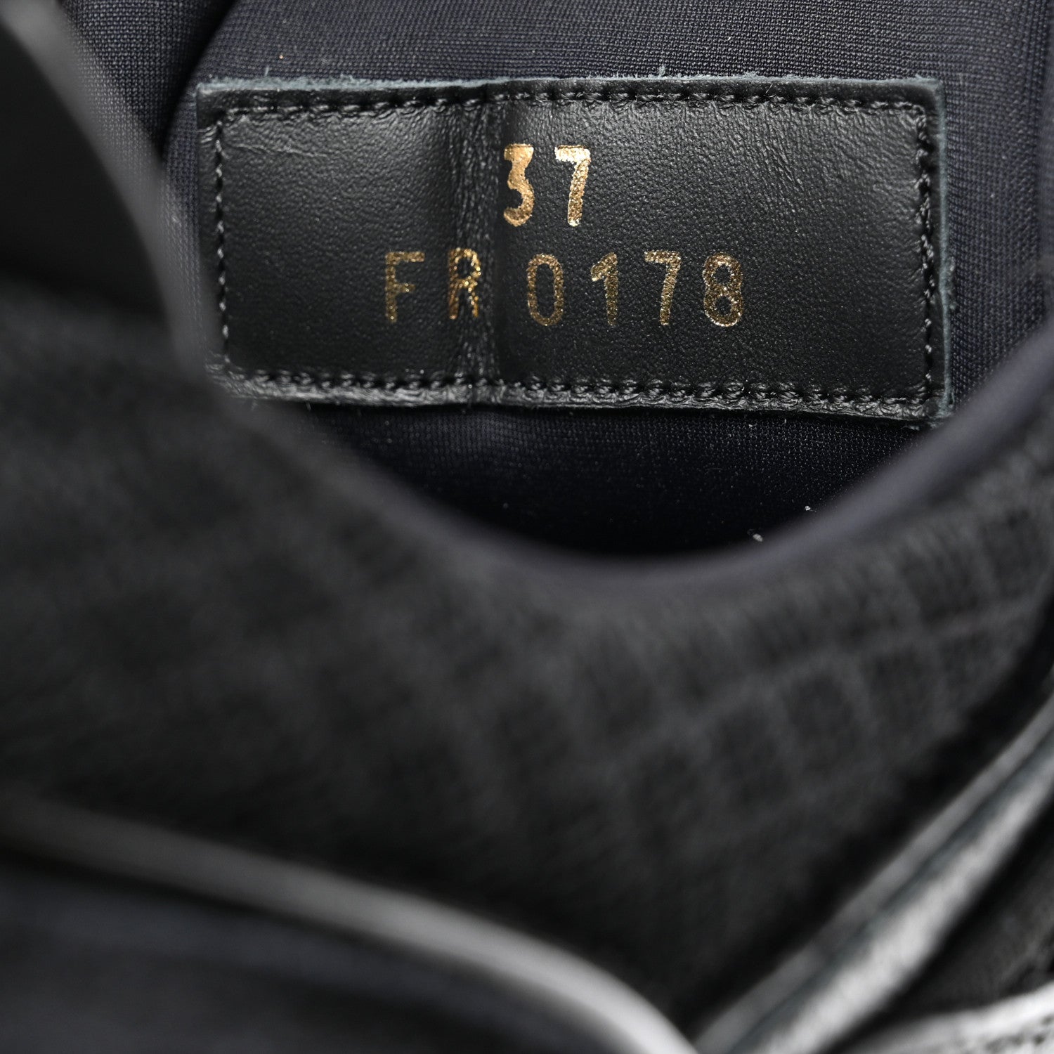 Givenchy Calfskin Neoprene Jaw Low Sneakers 37 Black 6 of 8
