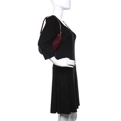 Christian Dior Patent Monogram Mini Saddle Pochette Red 2 of 10