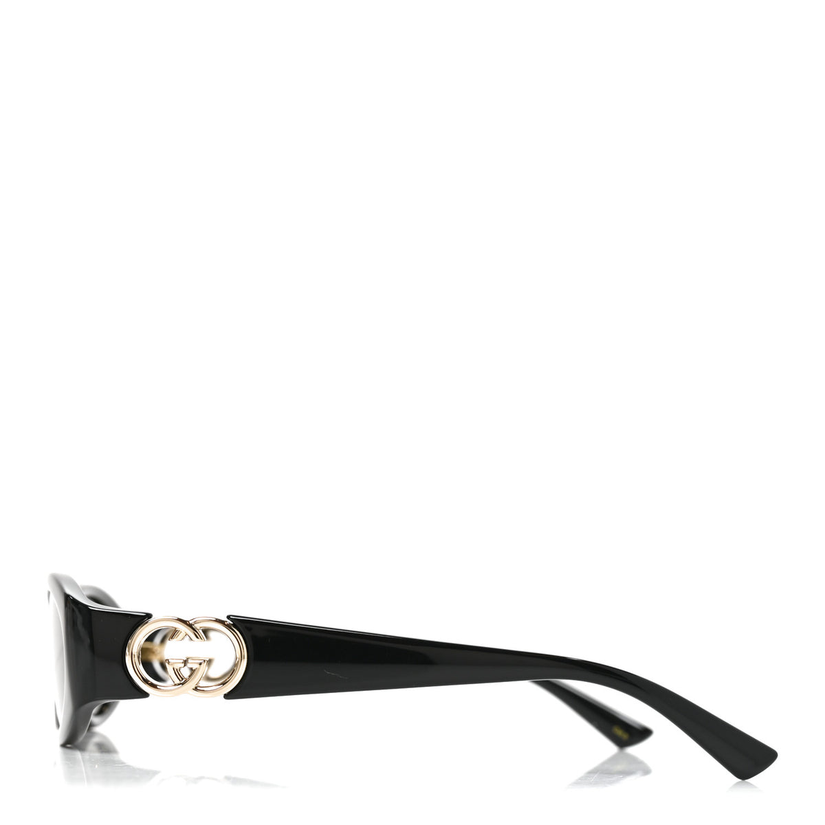 Gucci Acetate Oval Sunglasses GG1660S Black 3 of 6