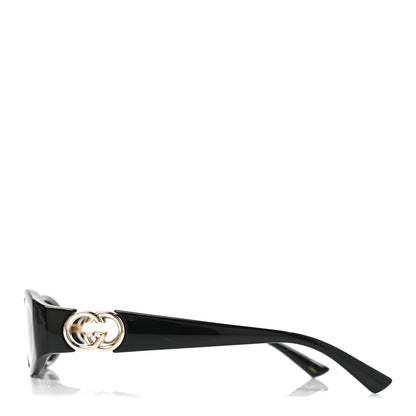 Gucci Acetate Oval Sunglasses GG1660S Black 3 of 6
