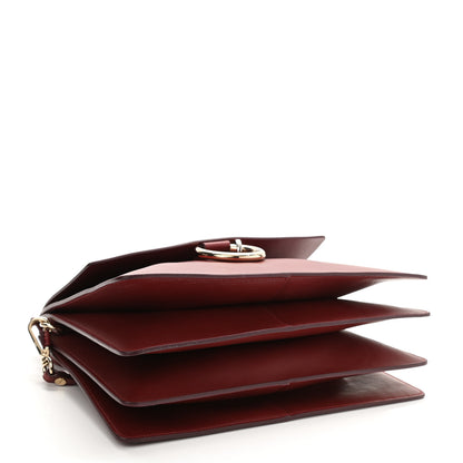 Chloe Calfskin Suede Medium Faye Shoulder Bag Plum Purple 4 of 7