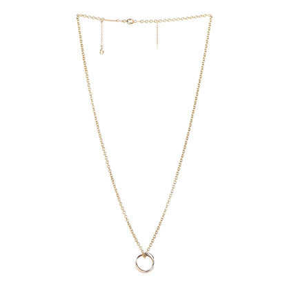 Cartier 18K Pink Yellow White Gold Baby Trinity Pendant Necklace 3 of 6