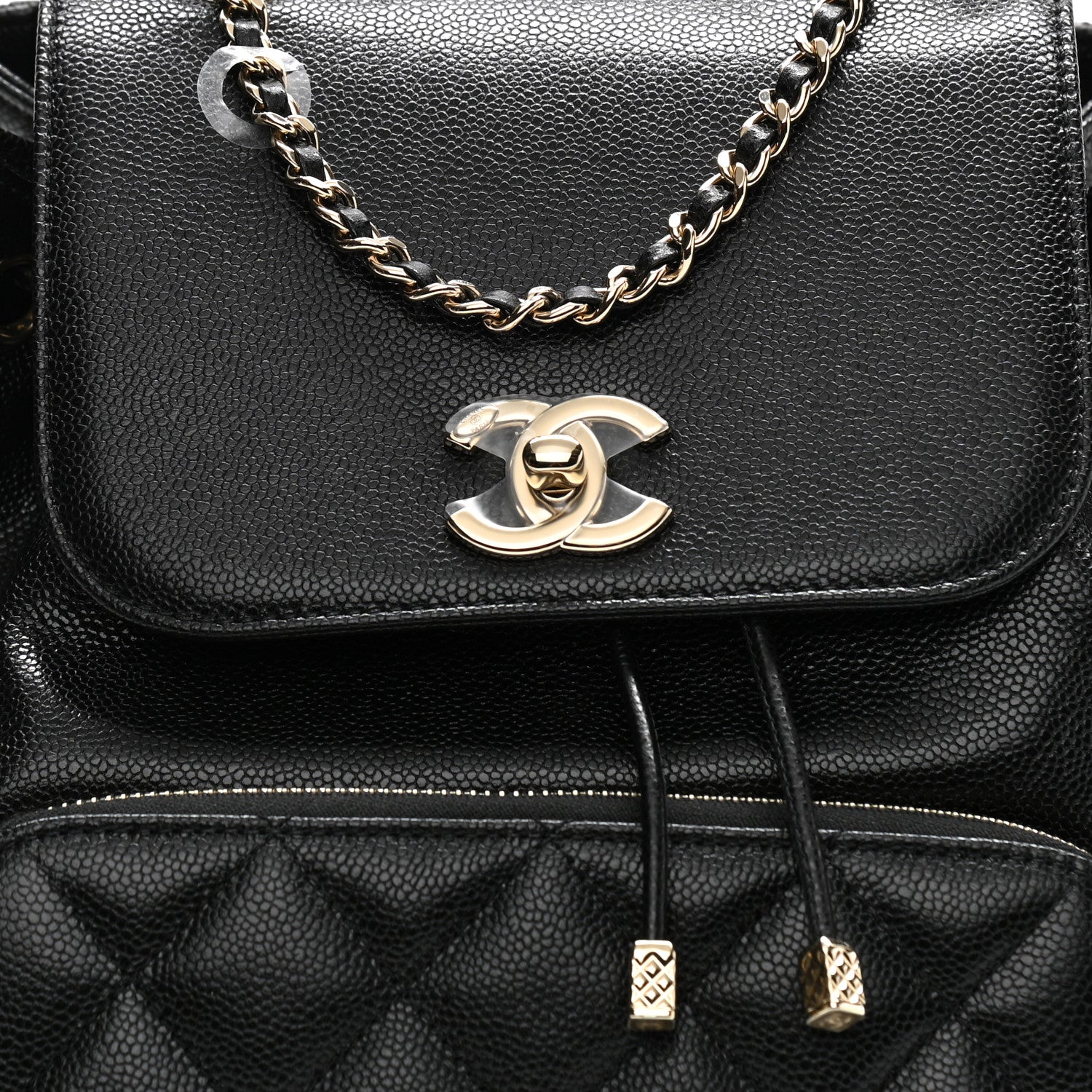 Chanel Caviar Quilted Business Affinity Backpack Black 8 of 11
