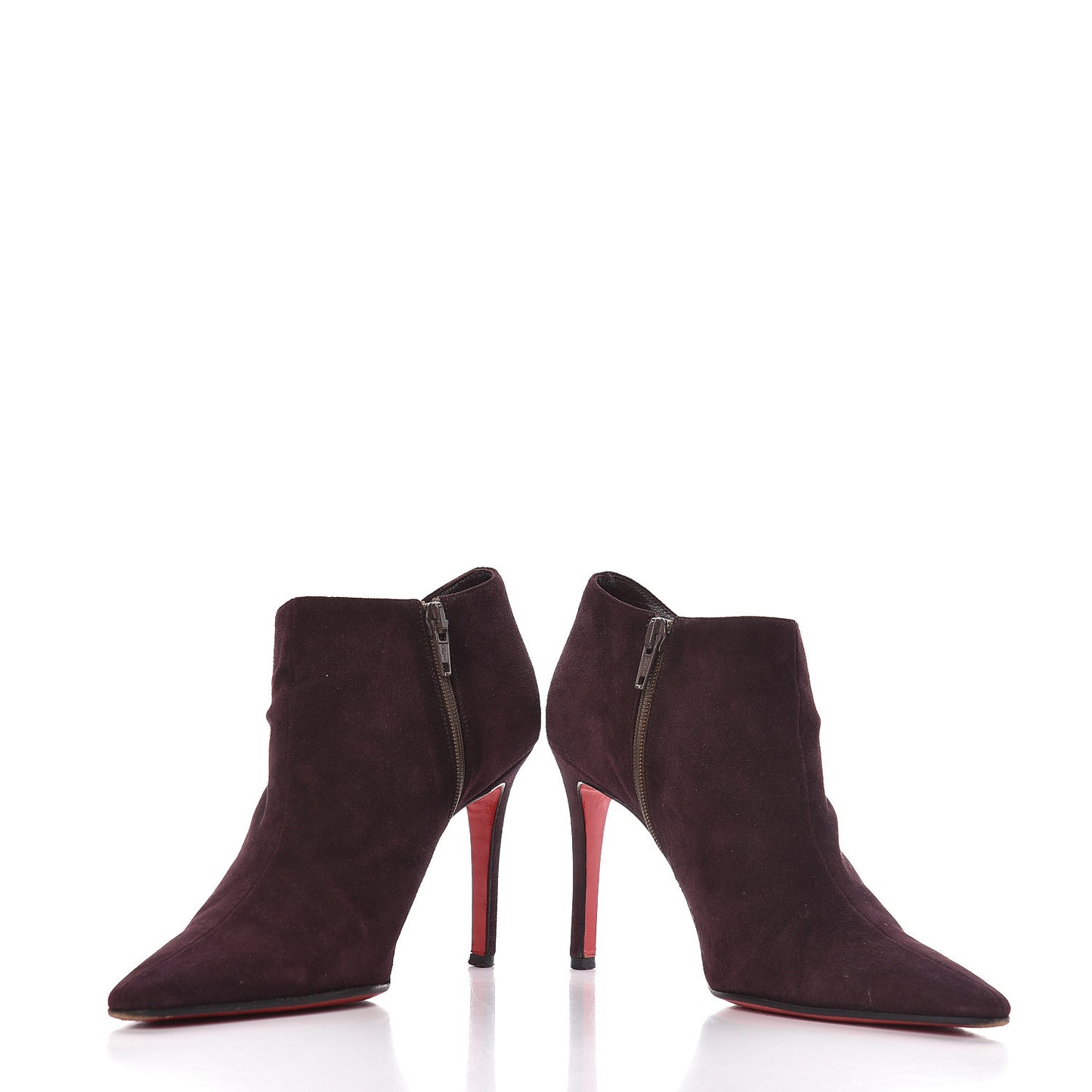 Veau Velours 85 Ankle Boots 36 Prune