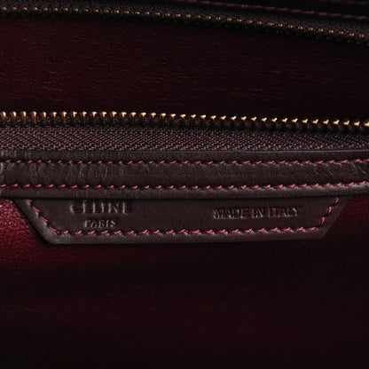 Celine Satin Calfskin Mini Tri-Color Luggage Purple Orchid 6 of 8
