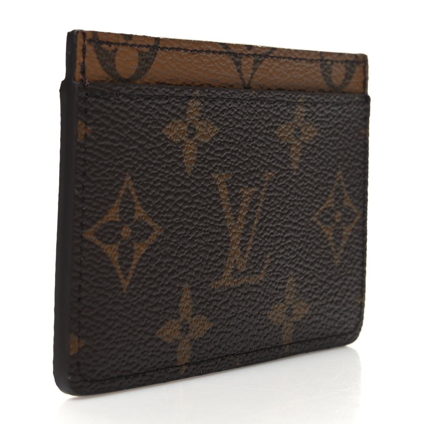 Reverse Monogram Card Holder